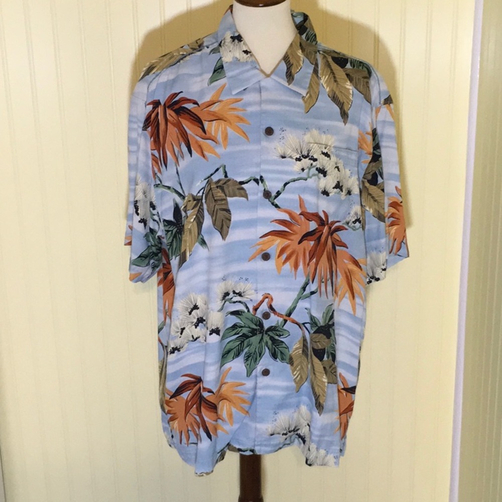 NWOT 100% Silk Tommy Bahama button up
